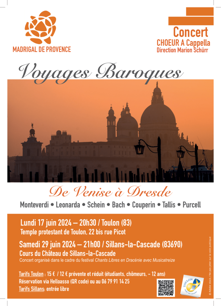 affiche voyage baroque 2024